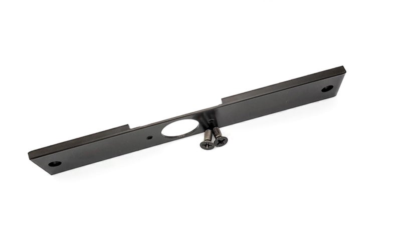 TUFF STRIKE Mortise Cut-Out Conversion Plate 8" x 1-1/4" | Mortise 86 Prep to Cylindrical 161 Prep | TUFF STRIKE | Oil Rubbed Bronze - Image 4